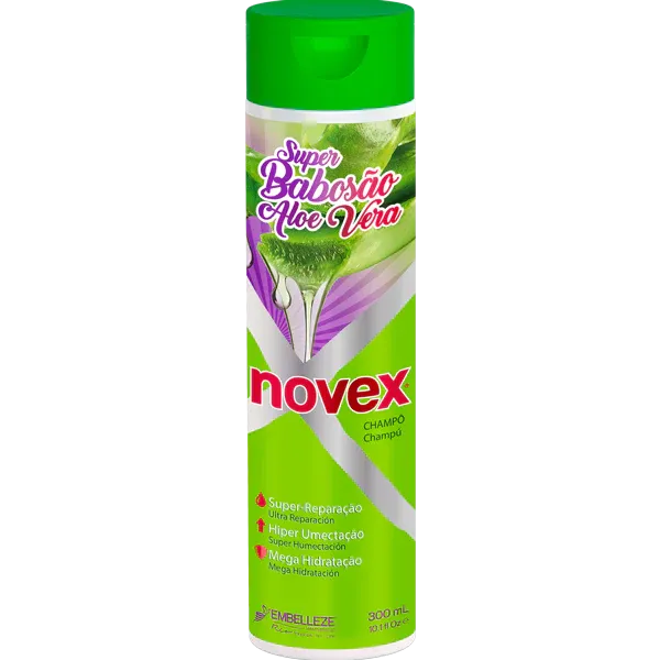 shampoo-novex-super-babosao-aloe-vera-300ml-front-600px Shampoo Novex Super Aloe Vera - 300ml