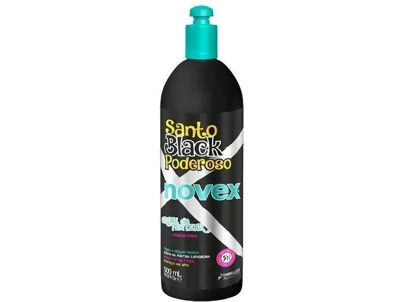 creme-de-pentear-novex-santo-black-poderoso-500ml-front-600px Creme de Pentear Novex Santo Black Poderoso - 500ml