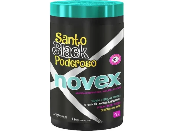 Máscara Novex Santo Black Poderoso - 1Kg