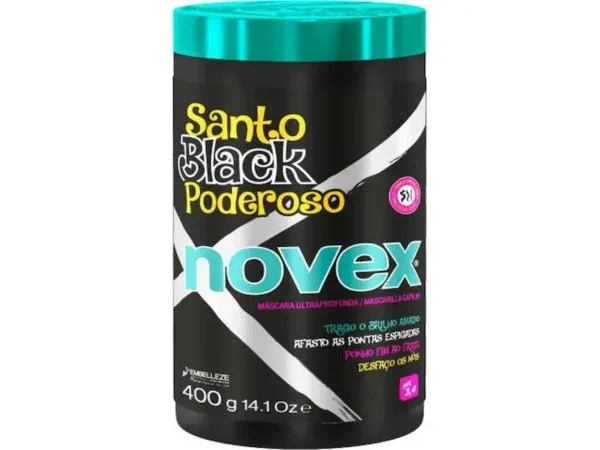 Máscara Novex Santo Black Poderoso - 400g