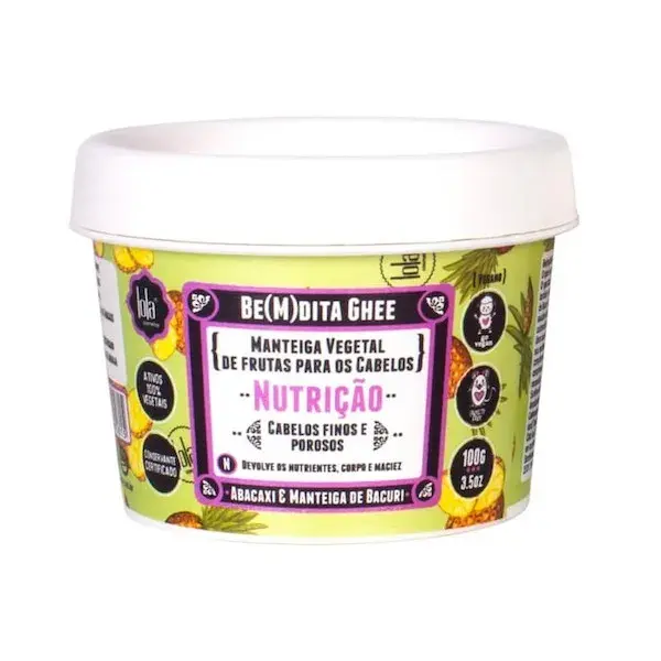Lola Be(m)dita Ghee Máscara Nutrição Abacaxi e Manteiga de Bacuri - 100g