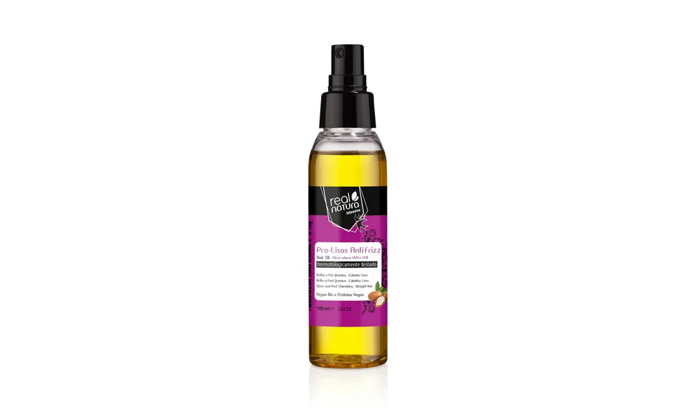 Óleo Capilar Real Natura Pro-Lisos Anti Frizz - 100ml