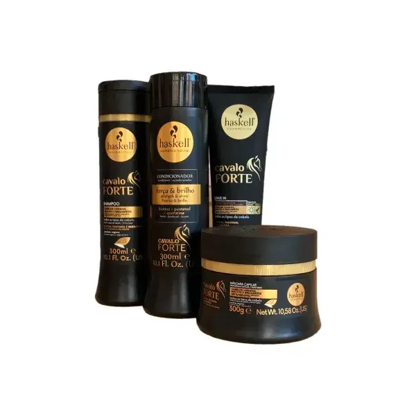 Kit Haskell Cavalo Forte c/ Leave-in