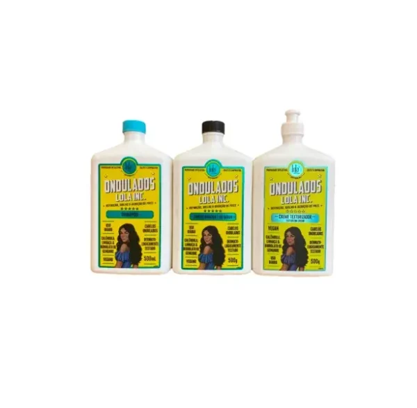 kit-ondulados-lola-shampoo-condicionador-creme-texturizador KIT CG Ondulados - LOLA