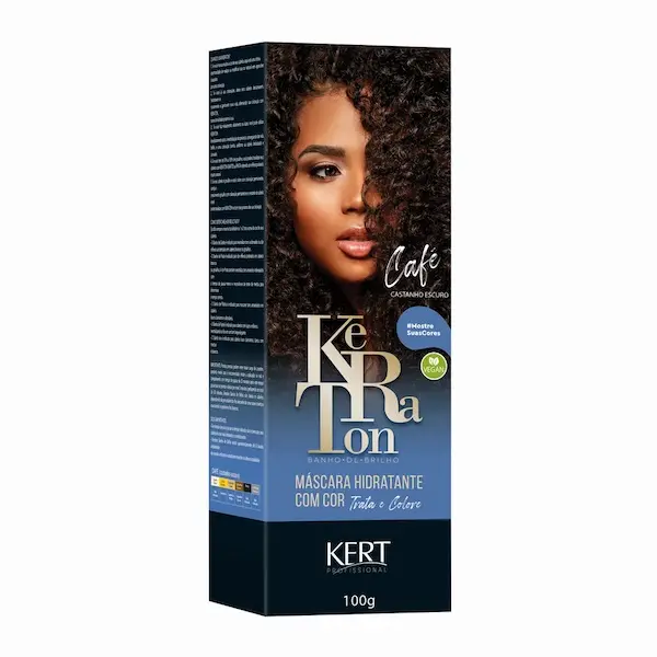 keraton-tonalizante-cafe-100g Tonalizante Banho de Brilho Keraton Café Castanho Escuro - 100g