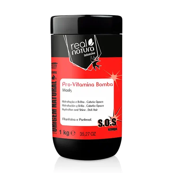 Máscara Pro-Vitamina Bomba Real Natura - 1Kg